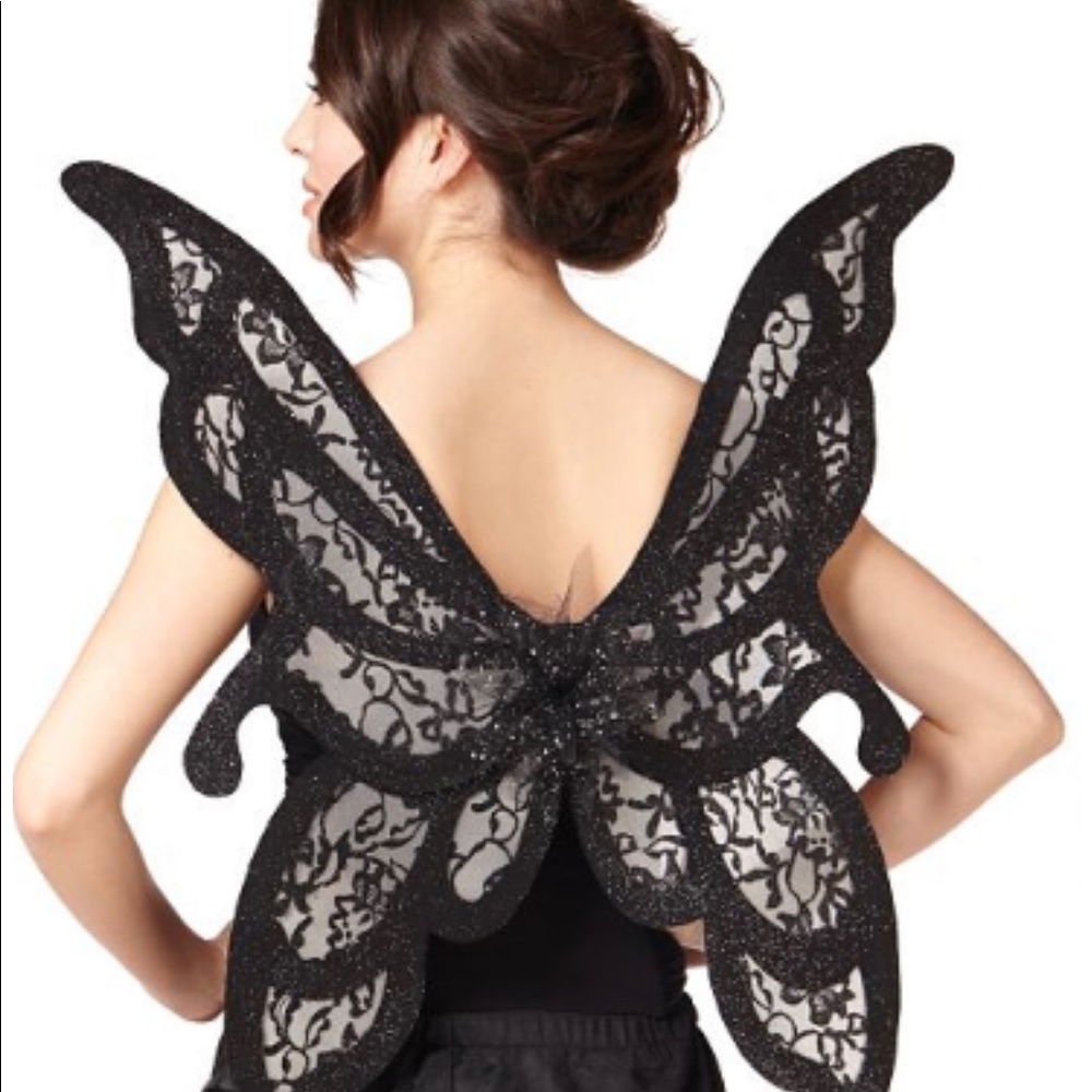 HALLOWEEN Elegant black butterfly wings